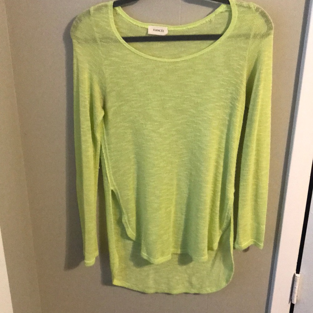Lime green thin sweater